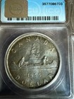 1955 Canada Silver Dollar Icg Ms 62