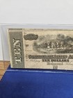 1864  10 Confederate States Of America Note T-68 Richmond Csa Civil War Bill