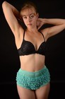 Ruffled Frilly Rhumba Square Dance Pettipants - Mint