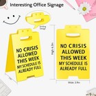 Funny Office Cubicle Decor No Crisis Allowed This Week My 