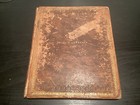 1828 Rare Leather Scrapbook Album With Victorian Cutouts - See Below Chromos