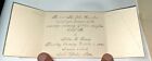 Rare Antique American Wedding Invite Arthur Powers   Edith Hamilton  Ma  C 1888 