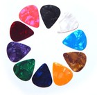 Guitar Plectrums Picks 0 5mm Thin Acoustic Electric Random Colors 10pcs