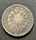 1796 L an 5 France Silver 5 Francs Hercules Scarce