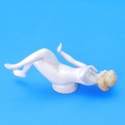 Vintage Bathing Beauty Pin Cushion Half Doll German Art Deco Porcelain Figurine