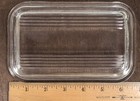 Vintage Pyrex 502-c Clear Glass Replacement Lid Early Ribbed Top Style 1947   1959