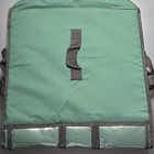 Papa Johns Insulated Green Pizza Delivery Bag W  Handles  Holds 5 Large Boxes