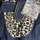 Webkinz Plush Pet Carrier Case Denim Cheetah Sealed Code