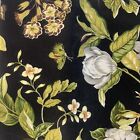 Waverly Williamsburg Garden Images Black Outdoor 56    Wide X Yardage Available