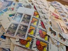 Unused  100  Of Real Us Postage Stamps  Low   Mixed Denominations
