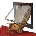 4 Way Locking Pet Cat Puppy Dog Magnetic Flap Door Entry   Exit Safe Gate Frame