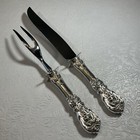 Reed   Barton Francis I Sterling Silver Carving Set Knife And Fork