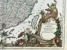 China Korea 1750 Robert De Vaugondy Large Antique Map In Colors 18th Century