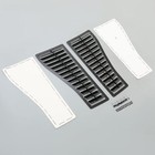 Pair Steel Vented Heat Extractor Hood Louvers For Camaro Z28 Iroc-z Iroc 85-90