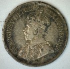 1918 Canada Silver Five Cents Circulated Fine Condition 5c Canadian Coin