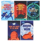 The Classic Jules Verne Collection 5 Books Box Set - Ages 14  - Paperback