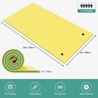 12x6ft Yellow Floating Lily Pad water Mat Tear Proof Xpe Foam For Pool  Park