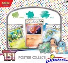 Pokemon Tcg Scarlet   Violet  151 Poster Collection 6ct Sealed Case-18 Packs  