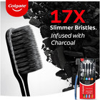 Colgate Slim Soft Charcoal Toothbrush  buy 2 Get 2 Free  - 4 Pcs