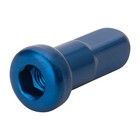 Tusk Impact Wheel Replacement Spoke Nipple Kit Rear Blue For Suzuki Rmz250 2004