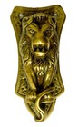 Vintage Brass Lion Head Door Knocker Small 3    Decorative Hardware
