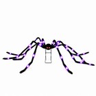 Giant 6 7 Ft  wide  Light-up Halloween Spider With 9   Metal Stand   28 1 Pack