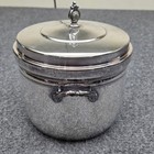 Gorham Vintage 32 95 Plate Ice Bucket Yc499 With Glass Liner Mid Century Modern