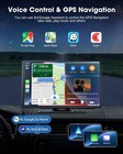 Portable Wireless Apple Carplay And Android Auto 9  Ips Touch Screen For Car