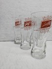 Vintage Lot Of 6 Schlitz Flared Glasses  the Beer That Made Milwaukee Famous 