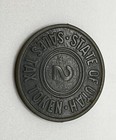 State Of Utah Sales Tax Token 2 Mil Gray Plastic Partial Cent Coin