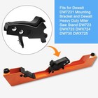 2 Pcs Clips With Miter Saw Stand Mounting Brackets For De-walt Dw7231 Mounting W