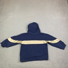 Vintage Nike Hoodie Boys Size 7 Blue Gold Basketball Swoosh Sportswear 90s