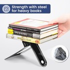 Metal Library Bookends Book Support Hold Office Organizer Bookends Shelves 14 Pc