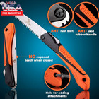 Folding Hand Saw For Tree Pruning  Camping  Gardening  Hunting  Cutting Wood  Pv