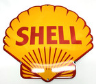 Shell Gasoline - Vintage Porcelain Sign - Pump Plate Advertisement
