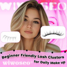 Wispy Lash Clusters With Bottom Lashes Natural Lash Extension Kit Short Eyelash