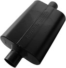 New Flowmaster Super 44 Series Chambered Muffler black 2 5  Center In-center Out