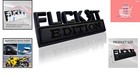 Durable Fuck-it Badge Decal - Stylish Black 3d Car Sticker For Truck   Suv