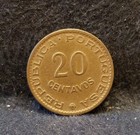 1962 Portuguese Angola  colony  20 Centavos  1-year Type  Km-78  an14 