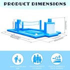 33ft Inflatable Volleyball Court  3 In 1 Basketball Pool Football Court Outdoor