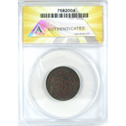 1835 Classic Head Half Cent Au 50 Details Anacs Copper Sku i16055