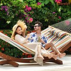 Lazy Daze 12 Ft Sunbrella Fabric Double Hammock