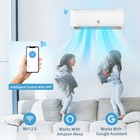 12000 Btu Mini Split Air Conditioner Heat Pump System Wifi Enabled