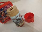 Vintage 1986 Aladdin Transformers Plastic Lunch Box W Thermos Hasbro 