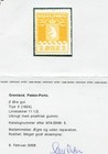 Greenland 1915 Parcel Post 2   re Yellow 1924 3rd Print Perforated 11 1 2 Mnh Xf 
