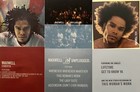 Three Maxwell Now Embrya Unplugged 12x12 Posters Neo Soul Brooklyn New York