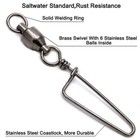 Ball Bearing Swivel W  Coastlock Snap  45lb-440lb  2  3  4  5  6  9 - 25 50 Pack