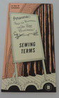 6 1970s Sewing Terms sewing Skills textiles fabric  Pamphlets Lot