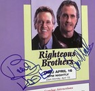 Both Righteous Brothers Bill Medley   Bobby Hatfield D 2003 Signed Page Jsa Coa