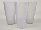 3 Pepsi Cola Restaurant Cups Plastic Tumblers 24 Oz  Clear Cups Made In Usa Golf